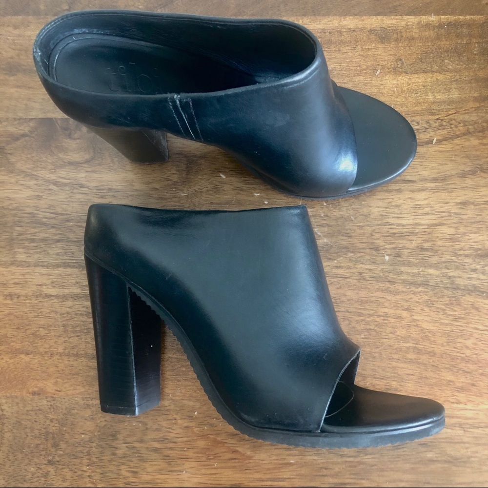 Tibi | 38 | Leather Bootie Peep Toe